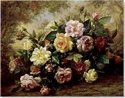 unknow artist Floral, beautiful classical still life of flowers.086 Germany oil painting artist